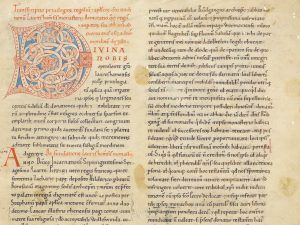 Urkunde schreiben nach Vorbild des Lorscher Codex